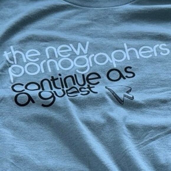 THE NEW PORNOGRAPHERS Continue as a Guest 2023 Tour Tee, Size XL New without Tag - Picture 3 of 9